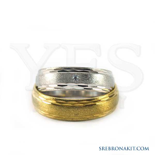 Zlatne burme - težine 3.9 grama - širine 6 mm Model:M307