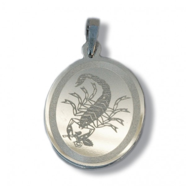 Horoskopski znaci - znak "Škorpija" - srebrni medaljon