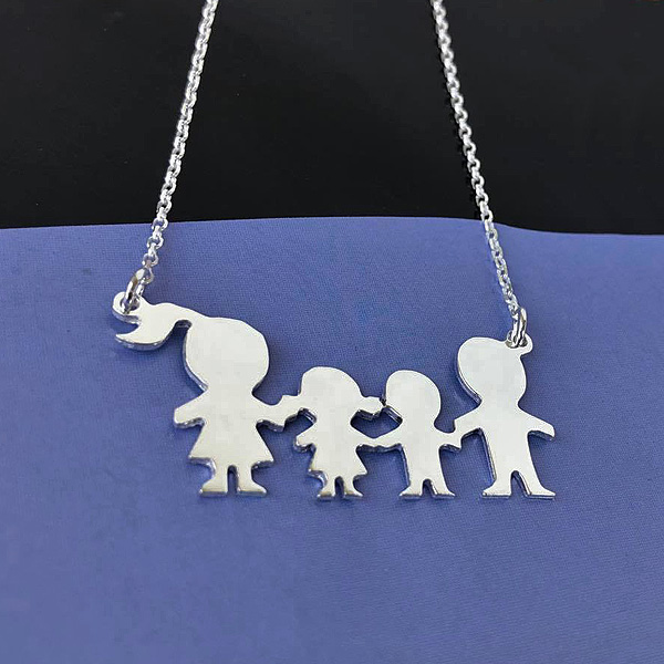 Lančić Family - Porodica - Mama, Tata, Deca (sin, ćerka) - od jedne do 6 figurica